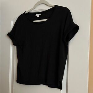 J. Jill Black Short Sleeve Tee